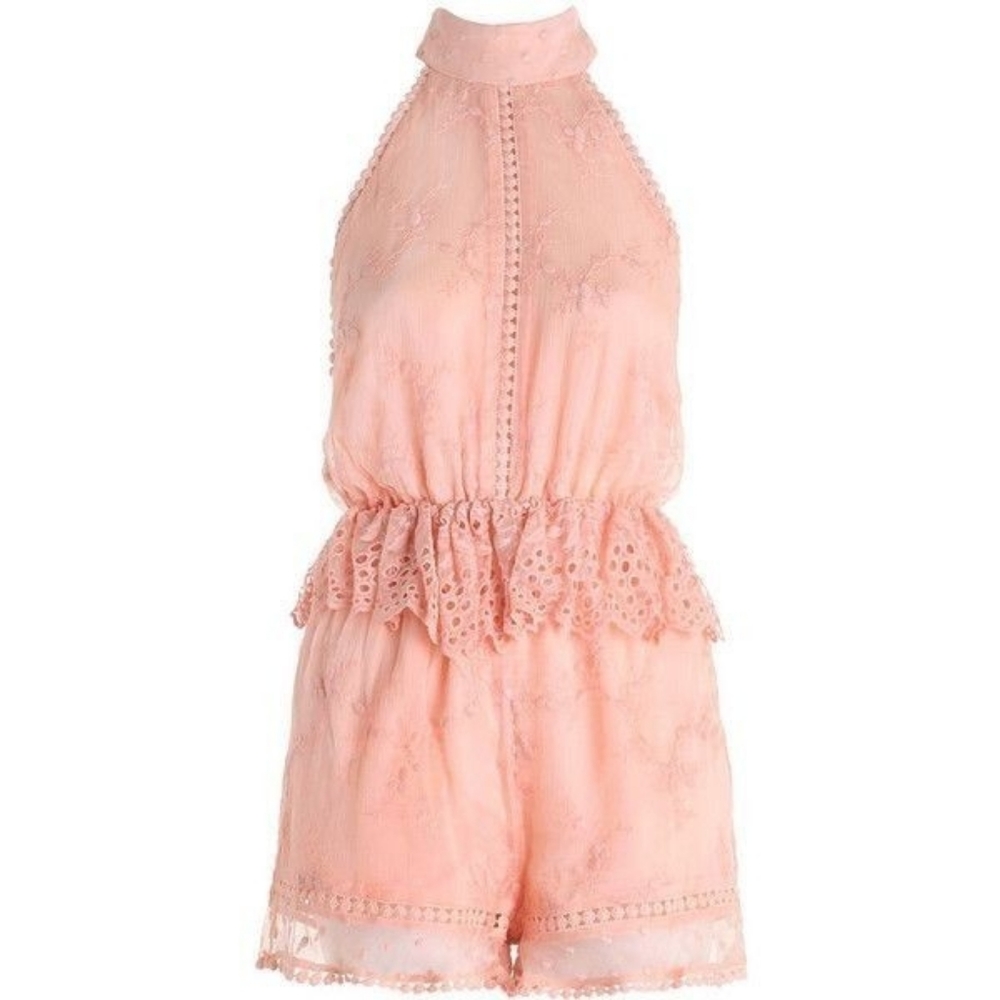 Peach romper